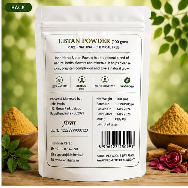 UBTAN POWDER 100 gms - Image 3