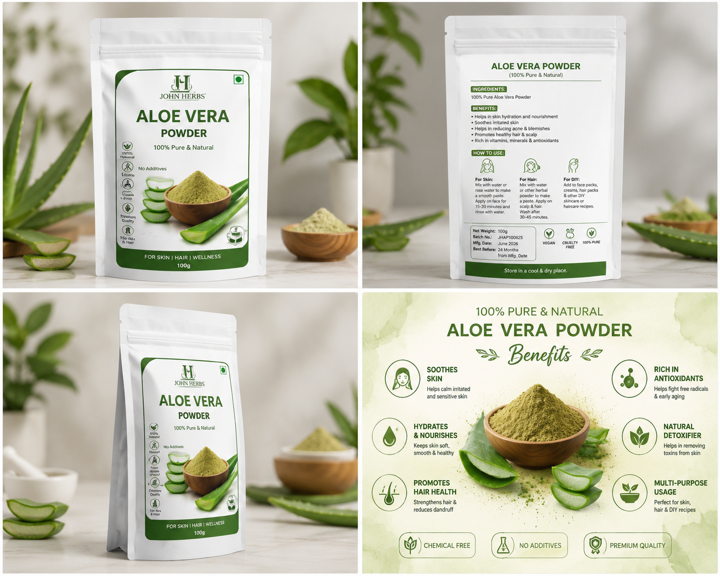 ALOE VERA POWDER(100g) - Image 3